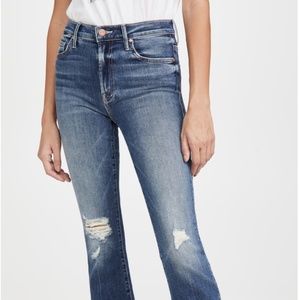 MOTHER The Insider Crop Step Chew Jeans | Dancing on Coals | Size 27